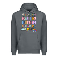 Rock dear tiny human behind me Premium Hoodie - JahusDesignShop