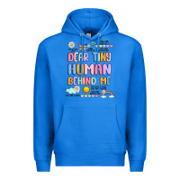 True Royal dear tiny human behind me Premium Hoodie - JahusDesignShop