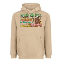 Mushroom your crazy is showing cow Heavyweight Hoodie - LillyAllenDesigns