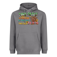 Storm your crazy is showing cow Heavyweight Hoodie - LillyAllenDesigns