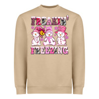 Mushroom freaking freezing with Snowmans Heavyweight Sweatshirt - AdoDesignShop