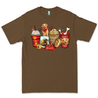 Cacao golden retriever coffee cups Premium Tee - Zillion Design Studio
