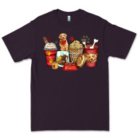 Plum golden retriever coffee cups Premium Tee - Zillion Design Studio