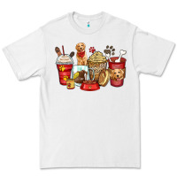 White golden retriever coffee cups Premium Tee - Zillion Design Studio