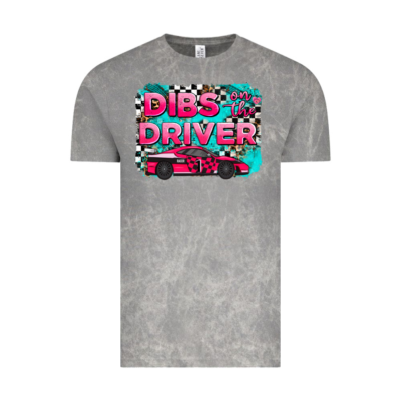 Dibs On The Driver Background Vintage Tee by AdoDesignShop | Teevron