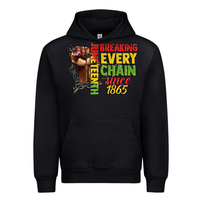 Juneteenth Breaking Every Chain Since 1865 Woman F Urban Hoodie by CowGirlArtShop | Teevron