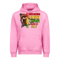 Fuchsia Pink juneteenth breaking every chain since 1865 woman f Urban Hoodie - CowGirlArtShop