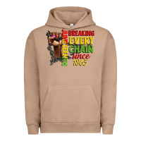 Pigment Burro juneteenth breaking every chain since 1865 woman f Urban Hoodie - CowGirlArtShop