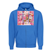 True Royal cafecito y chisme valentine's day Zipper Hoodie - MaliasSmallBusiness
