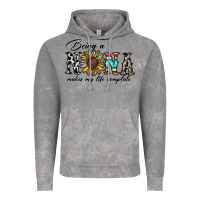 Cloud Rock being nana makes my life complate Vintage Hoodie - CowhideDigitalArt
