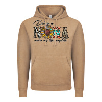 Vintage Coffee being nana makes my life complate Vintage Hoodie - CowhideDigitalArt