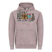 Vintage Zinc being nana makes my life complate Vintage Hoodie - CowhideDigitalArt