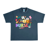 Midnight Navy school nurse Urban Heavy Tee - AdoDesignShop