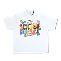 White school nurse Urban Heavy Tee - AdoDesignShop