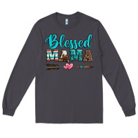 Smoke blessed mama serape cowhide turquoise Long Sleeve Tee - Jasminsmagicworld
