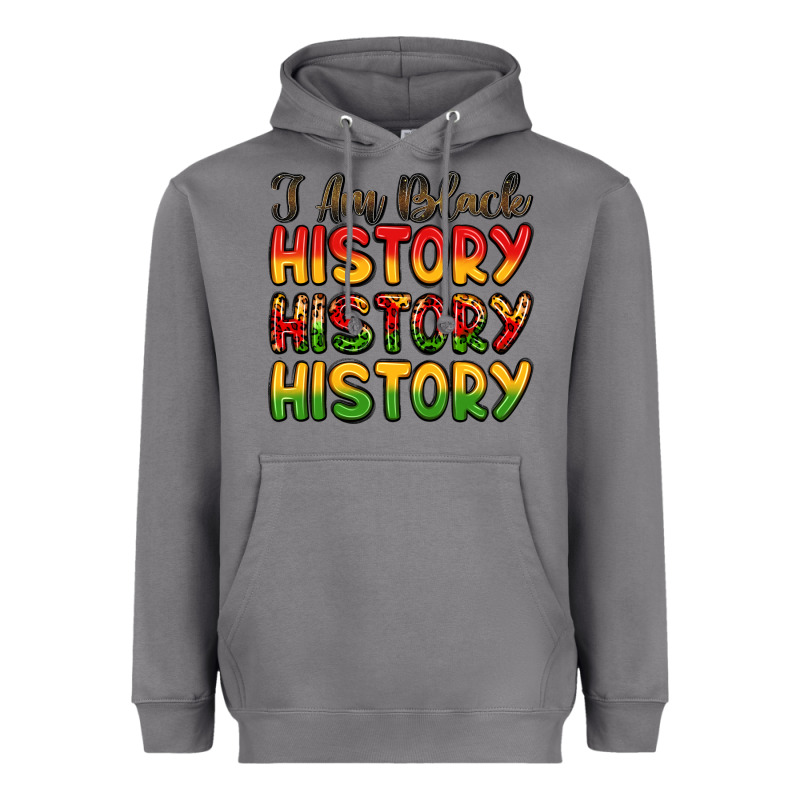I Am Black History Heavyweight Hoodie by LillyAllenDesigns | Teevron