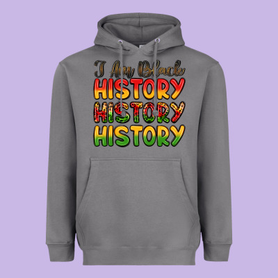 I Am Black History Heavyweight Hoodie Designed By Lillyallendesigns