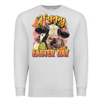 Dove Grey Happy Easter Day Premium Sweatshirt - LillyAllenDesigns