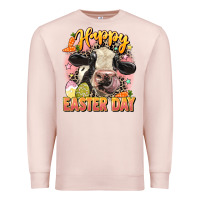 Pale Pink Happy Easter Day Premium Sweatshirt - LillyAllenDesigns