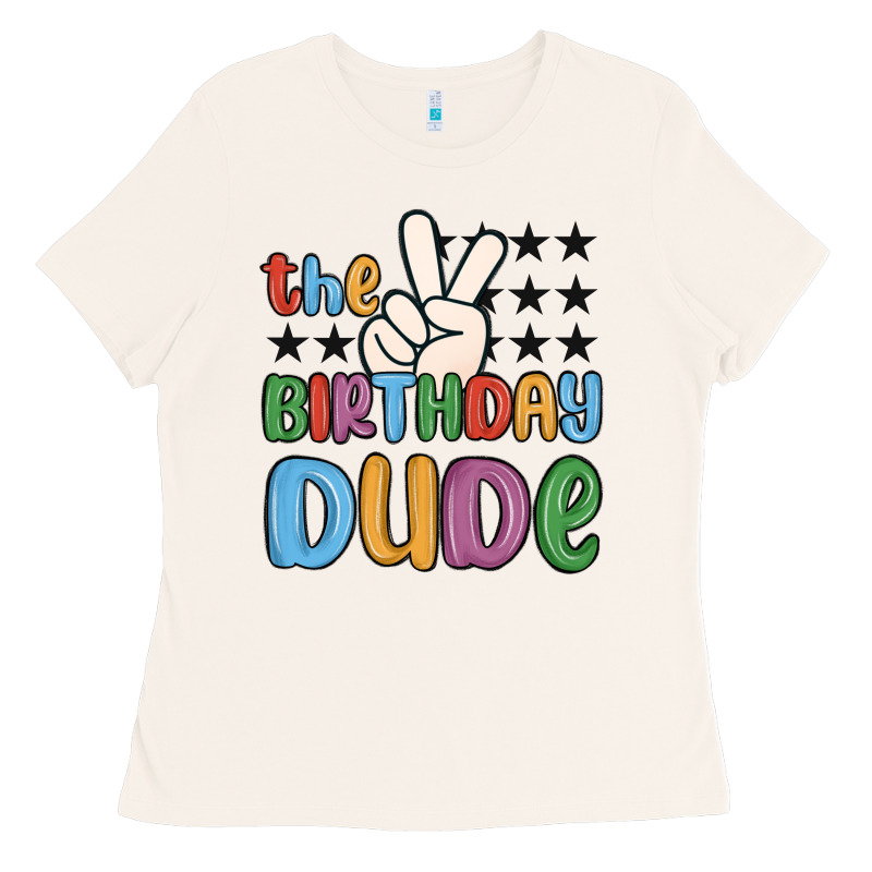 The Birthday Dude Ladies Tee by MaliasSmallBusiness | Teevron