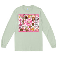 Matcha cafecito y chisme Long Sleeve Tee - JahusDesignShop