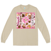 Mushroom cafecito y chisme Long Sleeve Tee - JahusDesignShop