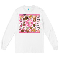 White cafecito y chisme Long Sleeve Tee - JahusDesignShop