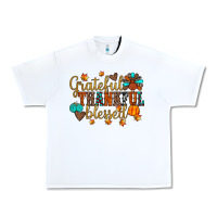 White grateful thankful blessed Urban Heavy Tee - JahusDesignShop