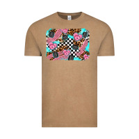 Vintage Coffee race day background Vintage Tee - AdoDesignShop