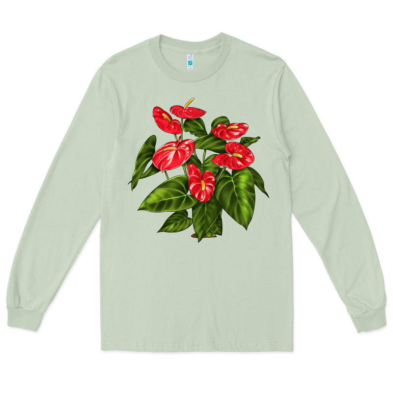 Anthurium Long Sleeve Tee by LillyAllenDesigns | Teevron