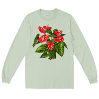 Matcha anthurium Long Sleeve Tee - LillyAllenDesigns