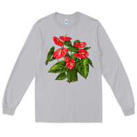 Moon Dust anthurium Long Sleeve Tee - LillyAllenDesigns