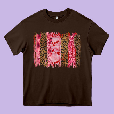 Heavy Core Tee valentine's day love brushstrokes
