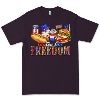 Plum tastes like freedom with leopard Premium Tee - texasbilliewilder