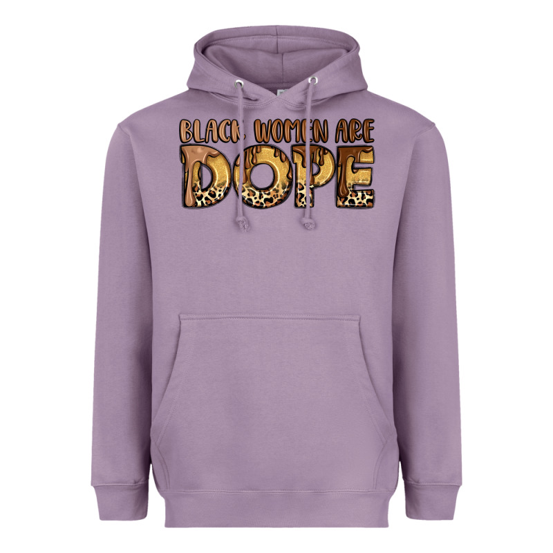 Black Women Are Dope Heavyweight Hoodie by LillyAllenDesigns | Teevron