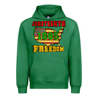 Emerald juneteenth 1865 freedom Urban Hoodie - CowGirlArtShop
