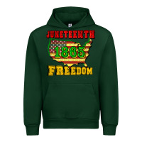 Forest Green juneteenth 1865 freedom Urban Hoodie - CowGirlArtShop