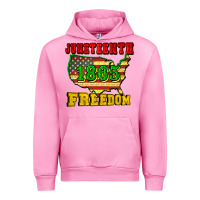 Fuchsia Pink juneteenth 1865 freedom Urban Hoodie - CowGirlArtShop