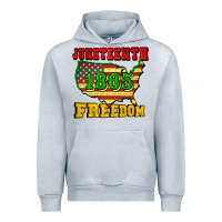 Heather Grey juneteenth 1865 freedom Urban Hoodie - CowGirlArtShop