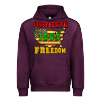 Mauve Wine juneteenth 1865 freedom Urban Hoodie - CowGirlArtShop