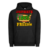 Pigment Black juneteenth 1865 freedom Urban Hoodie - CowGirlArtShop