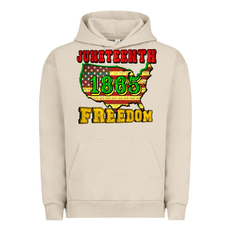 Juneteenth 1865 Freedom Urban Hoodie by CowGirlArtShop | Teevron