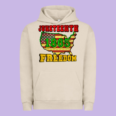 Juneteenth 1865 Freedom Urban Hoodie Designed By Cowgirlartshop