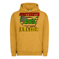 Pigment Peanut Butter juneteenth 1865 freedom Urban Hoodie - CowGirlArtShop