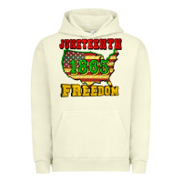 Pigment Pistachio juneteenth 1865 freedom Urban Hoodie - CowGirlArtShop