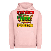Pigment Salmon juneteenth 1865 freedom Urban Hoodie - CowGirlArtShop