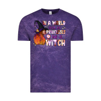 Cloud Purple in a world full of princesses be a witch Vintage Tee - BundleAndBundleShop
