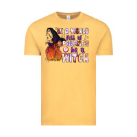 Vintage Mustard in a world full of princesses be a witch Vintage Tee - BundleAndBundleShop