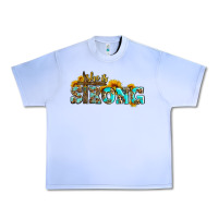 She Is Strong With Cross Urban Heavy Tee | Teevron