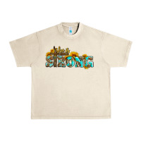 Sandshell she is strong with cross Urban Heavy Tee - AdoDesignShop